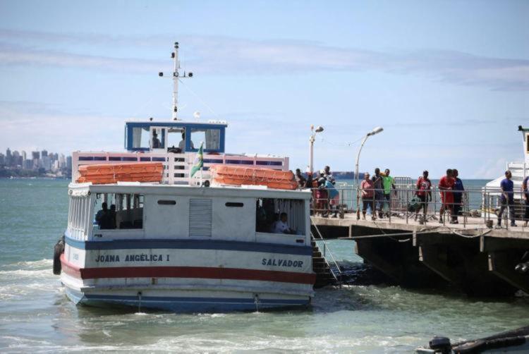Terminal de Vera Cruz, na Ilha de Itaparica, fica inoperante por causa da pouca profundidade do canal de navegação | Foto: Joá Souza | Ag. A TARDE - Foto: Joá Souza | Ag. A TARDE Terminal de Vera Cruz, na Ilha de Itaparica, fica inoperante por causa da pouca profundidade do canal de navegação | Foto: Joá Souza | Ag. A TARDE - Foto: Joá Souza | Ag. A TARDE