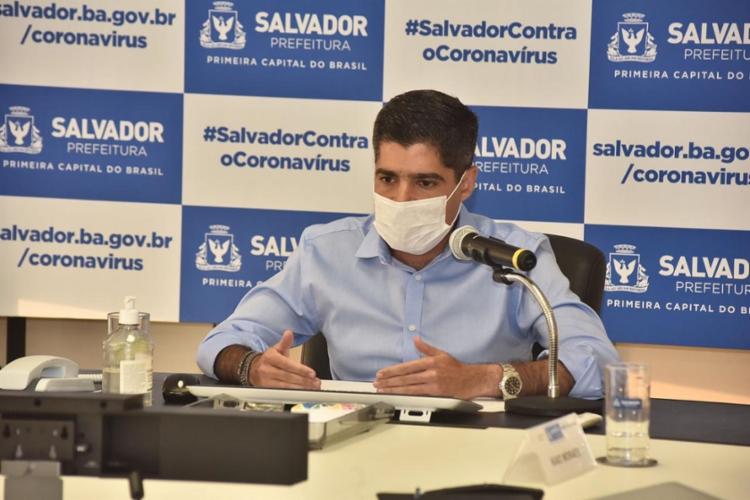 ACM Neto anuncia reabertura de shoppings, com restrições, em Salvador - Foto: Divulgação | Secom ACM Neto anuncia reabertura de shoppings, com restrições, em Salvador - Foto: Divulgação | Secom