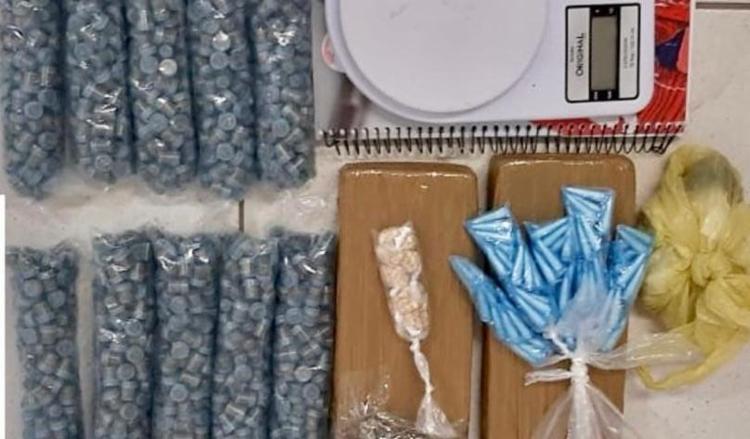 Drogas seriam distribuídas para outros revendedores na região | Foto: Divugação | SSP - Foto: Divugação | SSP Drogas seriam distribuídas para outros revendedores na região | Foto: Divugação | SSP - Foto: Divugação | SSP