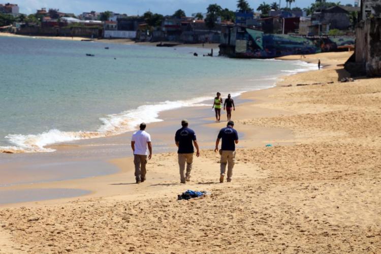 Praias de Salvador continuam com acesso proibido ao público | Foto: Bruno Concha | Secom - Foto: Bruno Concha | Secom Praias de Salvador continuam com acesso proibido ao público | Foto: Bruno Concha | Secom - Foto: Bruno Concha | Secom