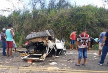 Mulher morre e outras quatro pessoas ficam feridas em acidente na BR-330 | Reprodução | Giro Ipiaú