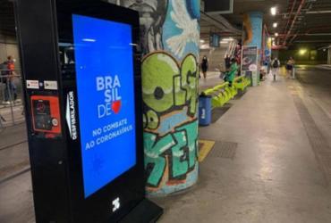 Estação da Lapa recebe totens digitais com desfibrilador externo automático | Divulgação