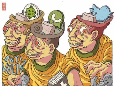 Charge feita por Carapiá