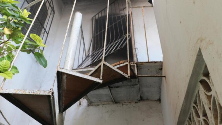 Casa pega fogo no bairro do Rio Vermelho, em Salvador | Foto: Divulgação | Corpo de Bombeiros