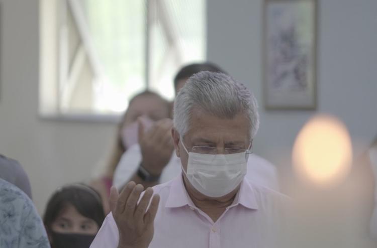 Bacelar inicia campanha em missa na Paróquia Santa Dulce dos Pobres - Foto: Divulgação Bacelar inicia campanha em missa na Paróquia Santa Dulce dos Pobres - Foto: Divulgação
