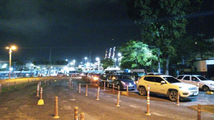 Não há filas para pedestres | Foto: Cidadão Repórter - Foto: Cidadão Repórter Não há filas para pedestres | Foto: Cidadão Repórter - Foto: Cidadão Repórter