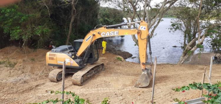Construção da estação tem sido alvo de protestos de moradores da região | Foto: Divulgação | DPE - Foto: Divulgação | DPE Construção da estação tem sido alvo de protestos de moradores da região | Foto: Divulgação | DPE - Foto: Divulgação | DPE