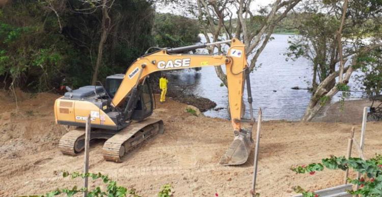 Construção da estação tem sido alvo de protestos de moradores da região | Foto: Divulgação | DPE - Foto: Divulgação | DPE Construção da estação tem sido alvo de protestos de moradores da região | Foto: Divulgação | DPE - Foto: Divulgação | DPE