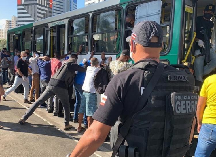 Objetivo da operação é coibir os crimes em transportes públicos | Foto: Divulgação | Ascom-PC - Foto: Divulgação | Ascom-PC Objetivo da operação é coibir os crimes em transportes públicos | Foto: Divulgação | Ascom-PC - Foto: Divulgação | Ascom-PC