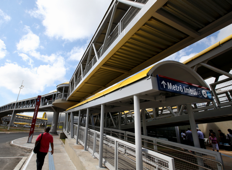 Uma das ações da campanha acontecem na Estação de Metrô Imbuí - Foto: Reprodução | Fala Cajazeiras Uma das ações da campanha acontecem na Estação de Metrô Imbuí - Foto: Reprodução | Fala Cajazeiras
