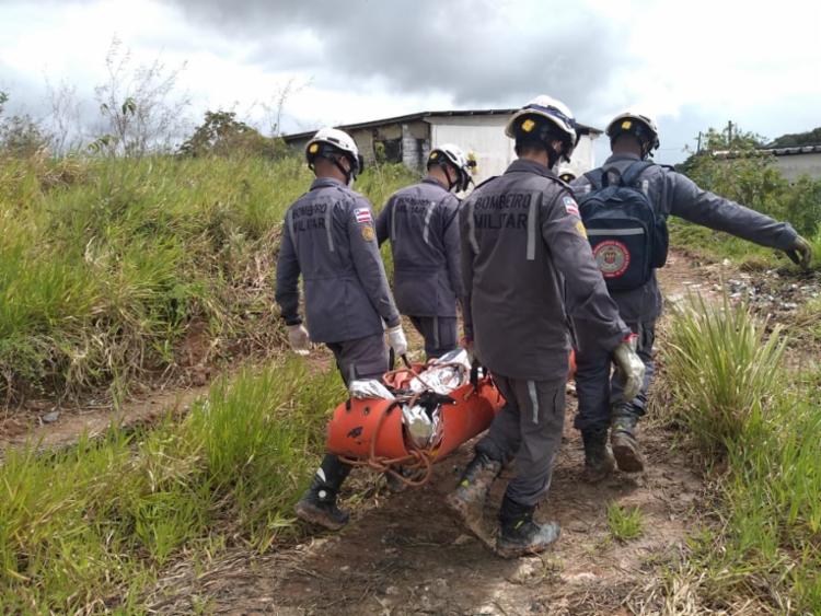Vítima teve a perna fraturada após o incidente | Foto: Divulgação - Foto: Divulgação Vítima teve a perna fraturada após o incidente | Foto: Divulgação - Foto: Divulgação