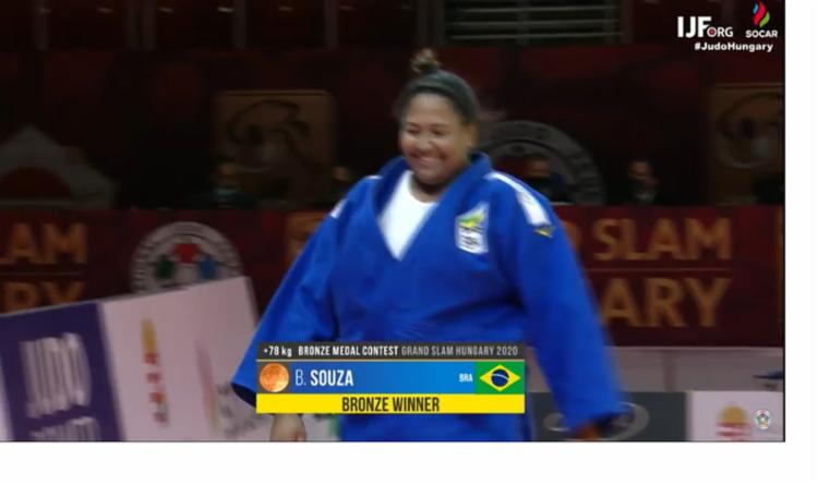 Brasil fecha Grand Slam de Judô de Budapeste com mais 2 bronzes