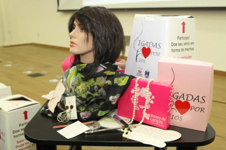 Itens serão distribuídos para mulheres vítimas de câncer de mama | Foto: Divulgação | SSP - Foto: Divulgação | SSP Itens serão distribuídos para mulheres vítimas de câncer de mama | Foto: Divulgação | SSP - Foto: Divulgação | SSP