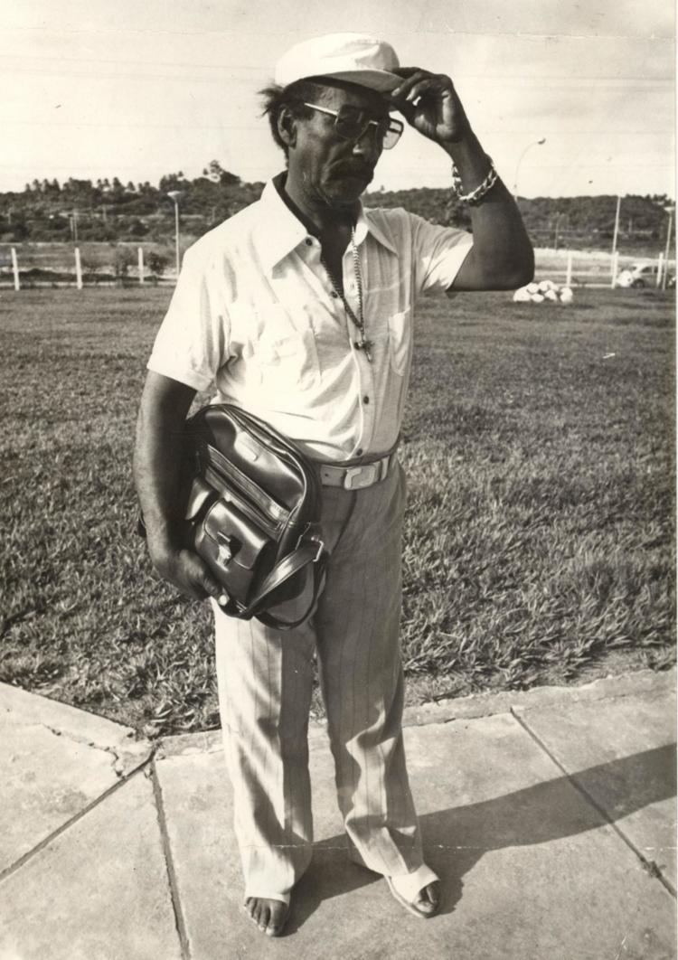 Pai Rufino, na então nova sede de A TARDE | Foto: Arquivo A TARDE | 1.06.1979