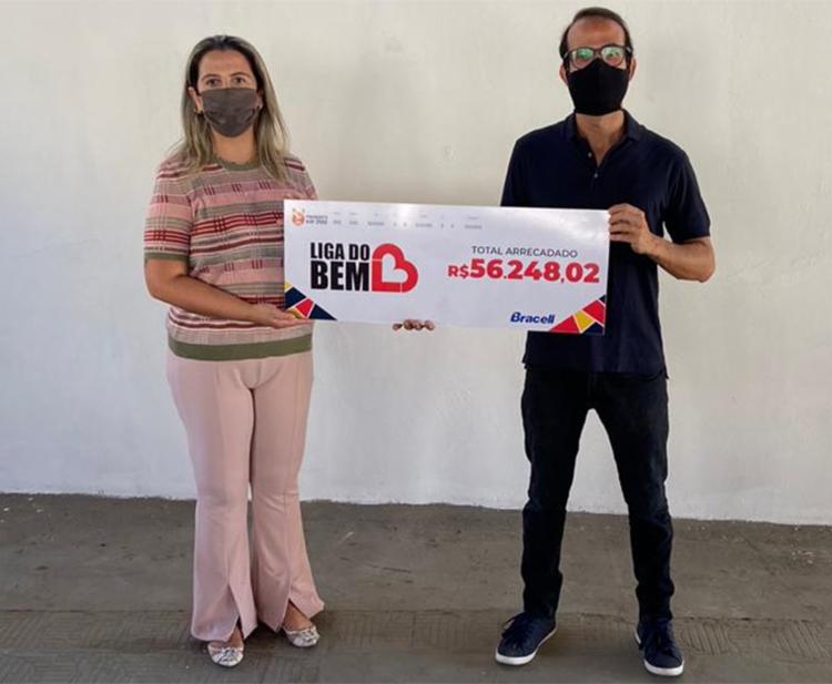 Colaboradores arrecadaram voluntariamente recursos a fim de contribuir com a Liga do Bem | Foto: Divulgação - Foto: Divulgação Colaboradores arrecadaram voluntariamente recursos a fim de contribuir com a Liga do Bem | Foto: Divulgação - Foto: Divulgação