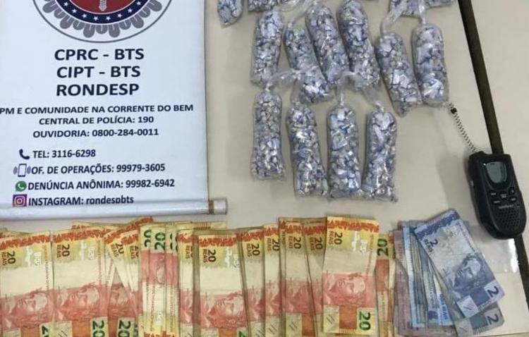 Rádio e dinheiro em espécie também foram apreendidos | Foto: Divulgação | SSP - Foto: Divulgação | SSP Rádio e dinheiro em espécie também foram apreendidos | Foto: Divulgação | SSP - Foto: Divulgação | SSP