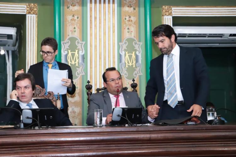 Câmara de Vereadores e o Poder Executivo já começaram as suas negociações pela composição partidária da próxima legislatura e na gestão de Bruno Reis | Foto: Divulgação - Foto: Divulgação Câmara de Vereadores e o Poder Executivo já começaram as suas negociações pela composição partidária da próxima legislatura e na gestão de Bruno Reis | Foto: Divulgação - Foto: Divulgação